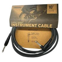 Cabo P10 3 metros Plug 90º Instrumentos D'Addario Classic