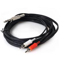 Cabo P10 Estéreo para 2 RCA