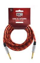 Cabo P10 Guitarra 5 metros Nylon Têxtil MXT