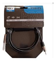 Cabo P10 Macho Mono X P2 Macho Stereo 3m 5mm Pro Series Mxt