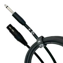Cabo P10 Mono Para Xlr Fêmea 3 Metros Profissional Cabo P10 Mono Para Xlr Fêmea 3 Metros Profissional