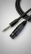 Cabo P10 Mono para XLR Fêmea Cabo P10 Mono para XLR Fêmea