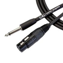 Cabo P10 Mono Xlr Fêmea 20Ft 6.10M Ninja Sc20 Santo Angelo