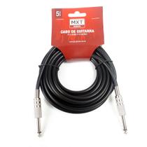Cabo P10 P10 Mono Guitarra Violão Baixo Cavaquinho Caixa Som Amplificador 5m Metros
