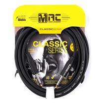 Cabo P10 P10 Profissional Mac Cabos 4,57m 15ft Ic15b Para Guitarra Violão Baixo