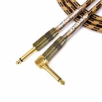 Cabo P10 P10L Guitarra Baixo Violão 0,50MM Textil VINTAGE L 10FT 3.05Mt - Santo Angelo