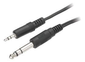 Cabo P10 + P2 - Stereo - 2m Emborrachado