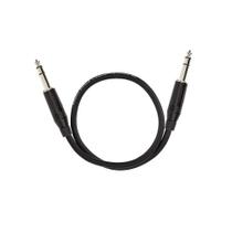 Cabo P10 Para P10 Estereo Amphenol Black - 50 cm Cabo P10 Para P10 Estereo Amphenol Black - 50 cm