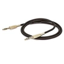 Cabo P10 para P10 Estereo Preto - 10 Metros Cabo P10 para P10 Estereo Preto - 10 Metros