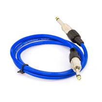 Cabo P10 para P10 Mono Profissional - Azul 5 Metros