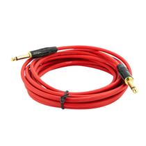 Cabo P10 para P10 Mono Profissional - Vermelho 3 Metros Cabo P10 para P10 Mono Profissional - Vermelho 3 Metros