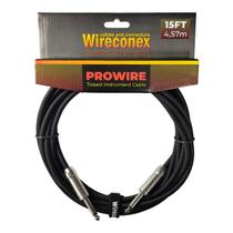 Cabo P10 Prowire Tweed Preto 4,57m (15ft) Wireconex F108 Cabo P10 Prowire Tweed Preto 4,57m (15ft) Wireconex F108