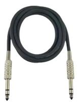 Cabo P10 Stereo X P10 Stereo 3 Metros - Balanceado - Niquel Cabo P10 Stereo X P10 Stereo 3 Metros - Balanceado - Niquel