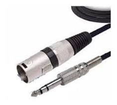Cabo P10 Stereo X Xlr Macho Balanceado 13 Metros Fg Tec