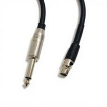 Cabo P10 TS Mini XLR TA3 3P 1m Estável e Forte