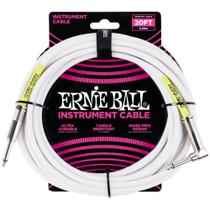 Cabo P10XP10L Guitarra Instrumentos 6,09m BRANCO P06047 ERNIE BALL Cabo P10XP10L Guitarra Instrumentos 6,09m BRANCO P06047 ERNIE BALL