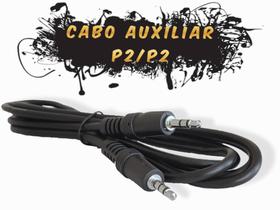CABO P2 1,8m CAIXA SOM NOTEBOOK CELULAR ESTÉREO PROFISSIONAL