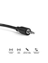 Cabo P2 3.5mm Macho Para P2 3.5mm Macho 28awg Puro Cobre 2 Metros - P35m-2 Cabo P2 3.5mm Macho Para P2 3.5mm Macho 28awg Puro Cobre 2 Metros - P35m-2