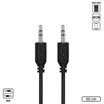 Cabo P2 3.5Mm Macho Para P2 3.5Mm Macho 28Awg Puro Cobre 60 Cm - P35M-06