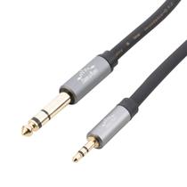 Cabo P2 3.5mm Stereo para P10 Stereo 6.35mm