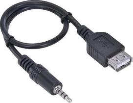Cabo P2 3 Vias X Usb Fêmea 30 Cm Ps2 - Usbf-30