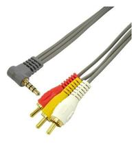 Cabo P2 4C+3 Rca Para Ipod Dourado 1,8M Mxt