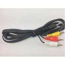 Cabo P2 Av 3 Rca Tv Midiabox Receptor Receptores Áudio Vídeo