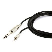 Cabo P2 Estereo P10 Profissional Dourado 24k - MXT