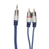 Cabo P2 Estereo x 2 Rca Profissional 1,8 Metros