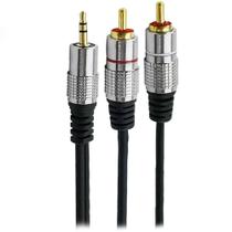 Cabo P2 Estéreo X e Cabo 2 RCA 2M PIX