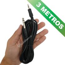 Cabo P2 Estéreo x P10 Estéreo 3 Metros Para Multimídia e Instrumentos Musicais LE55133M Cabo P2 Estéreo x P10 Estéreo 3 Metros Para Multimídia e Instrumentos Musicais LE55133M