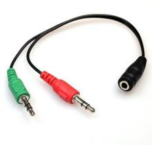 Cabo P2 Headset Para Fone 2 P2 Macho Para 1 P2 Fêmea Cabo P2 Headset Para Fone 2 P2 Macho Para 1 P2 Fêmea