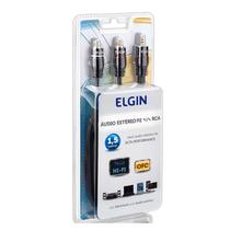 Cabo P2-Macho - 2 Rca-Macho 1,5 Metros Entrada Auxiliar Cabo P2-Macho - 2 Rca-Macho 1,5 Metros Entrada Auxiliar