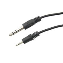 Cabo p2 macho stereo x p10 macho stereo 2,0m preto - storm