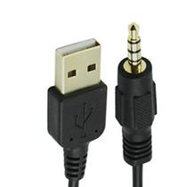 Cabo P2 Macho X Usb Macho 1,5mt Entrada Auxiliar Som Carro