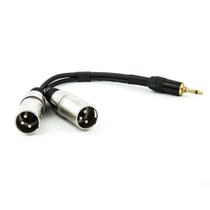 Cabo p2 mono para 2 xlr