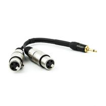 Cabo P2 Mono para 2 XLR Femea 50 cm