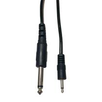 Cabo P2 Mono X P10 Mono 5 Metros Preto Cabo P2 Mono X P10 Mono 5 Metros Preto