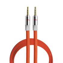 Cabo P2 + P2 Flat Estéreo 100% Cobre Profissional - 5 Metros