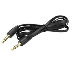 Cabo p2 + p2 stereo flat 1,20m preto 018-0022 - Chip sce