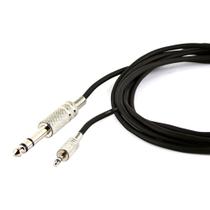 Cabo P2 para P10, Estereo Metal - 4 Metros