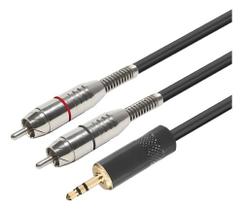 Cabo P2 Stereo + 2 Plugue Rca Niquel 2m Sk-ca280 Skypix Cabo P2 Stereo + 2 Plugue Rca Niquel 2m Sk-ca280 Skypix