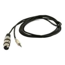 Cabo P2 Stereo Canon Xlr Femea 1 Metros Balanceado Niquel