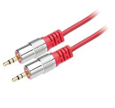 Cabo P2 Stereo Gold - 1,8 Metros Tebera