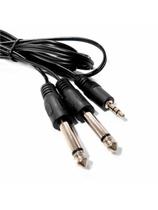 Cabo P2 Stereo Para 2Xp10 Mono Metal