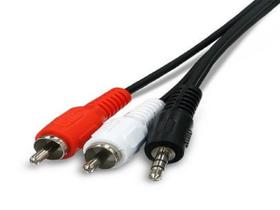 Cabo P2 x 2 Rca Dvd Áudio Vídeo 1.5 Mts