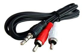 Cabo P2 X 2 Rca Estereo Para Áudio Auxiliar Nota Fiscal - BEDINSAT