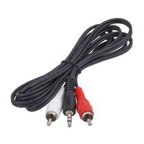 Cabo P2 x 2 RCA Macho 1,8m Preto Storm - CBRC0009