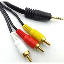 Cabo P2 x 3RCA Estereo 1,50m Knup KP-PR301