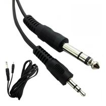 Cabo P2 X P10 Áudio Estéreo Macho Profissional De 3 Metros